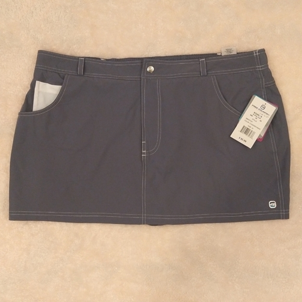 Free Country CloudGrey/White Size 1X NWT